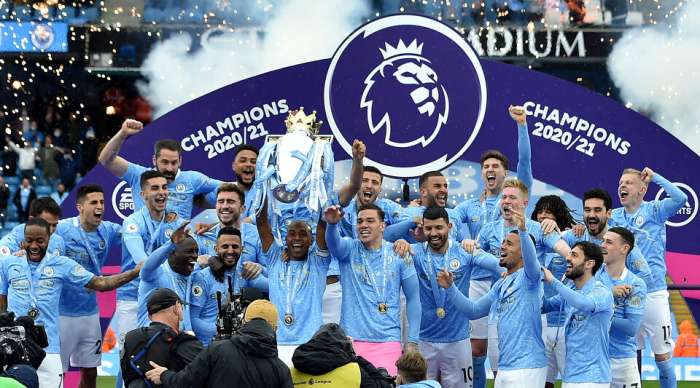 Manchester City Champions Party